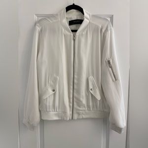 Zara - Long sleeve bomber jacket.
